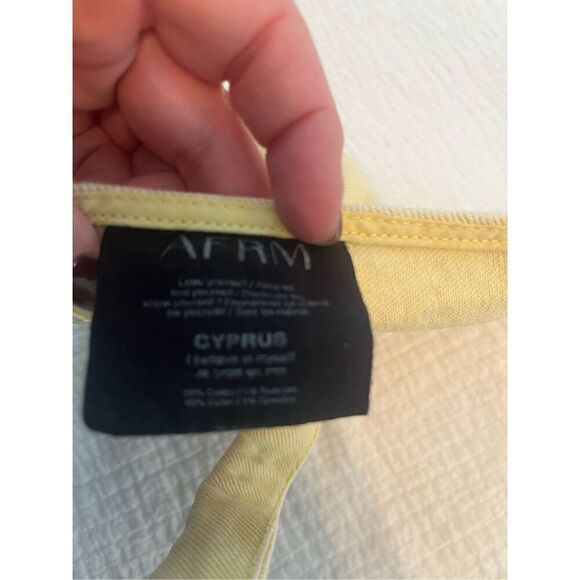 AFRM Cyprus Top in Canary Yellow - Picture 3 of 6